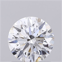 Lab Grown Diamond 1.03 Carats, Round with Excellent Cut, D Color, VVS2 Clarity and Certified by IGI