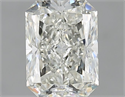 Natural Diamond 1.51 Carats, Radiant with  Cut, K Color, SI1 Clarity and Certified by GIA