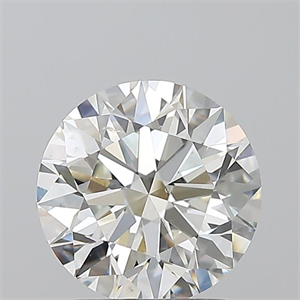 Foto Diamante Natural 1.70 quilates, Redondo , Color H, claridad SI1 y certificado GIA de