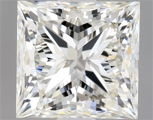 Picture of Natural Diamond 1.01 Carats, Princess with  Cut, I Color, VVS2 Clarity and Certified by GIA
