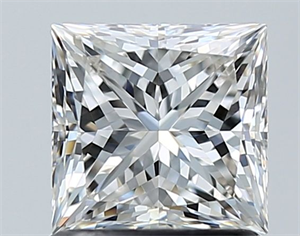 Picture of Natural Diamond 1.20 Carats, Princess with  Cut, H Color, VVS2 Clarity and Certified by GIA