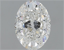 Natural Diamond 1.21 Carats, Oval with  Cut, I Color, SI2 Clarity and Certified by GIA