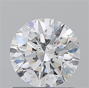 Picture of Natural Diamond 1.02 Carats, Round with Excellent Cut, E Color, SI2 Clarity and Certified by GIA
