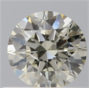 Natural Diamond 0.40 Carats, Round with Excellent Cut, L Color, SI2 Clarity and Certified by GIA