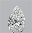 Diamante Natural 0.51 quilates, De pera , Color I, claridad VS2 y certificado GIA