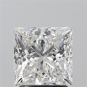 Picture of Natural Diamond 2.01 Carats, Princess with  Cut, F Color, SI2 Clarity and Certified by GIA