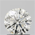 Natural Diamond 1.03 Carats, Round with Very Good Cut, J Color, SI2 Clarity and Certified by IGI