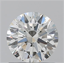 Diamante Natural 1.00 quilates, Redondo , Color J, claridad SI1 y certificado GIA