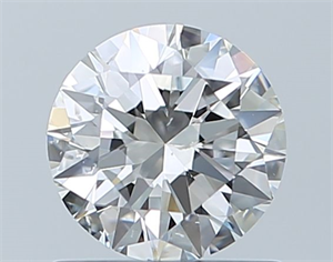 Picture of Natural Diamond 0.70 Carats, Round with Excellent Cut, G Color, SI2 Clarity and Certified by GIA