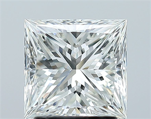 Picture of Natural Diamond 2.02 Carats, Princess with  Cut, H Color, VVS1 Clarity and Certified by GIA