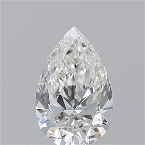 Picture of Natural Diamond 0.70 Carats, Pear with  Cut, H Color, VVS1 Clarity and Certified by GIA