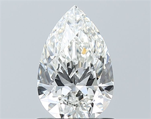 Picture of Natural Diamond 0.90 Carats, Pear with  Cut, G Color, VS1 Clarity and Certified by GIA