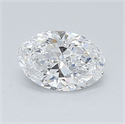 Diamante Natural 0.50 quilates, Ovalado , Color D, claridad VS2 y certificado GIA