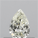 Natural Diamond 0.30 Carats, Pear with  Cut, J Color, VS1 Clarity and Certified by IGI
