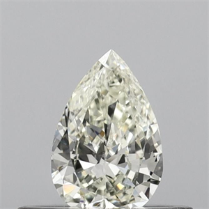 Picture of Natural Diamond 0.30 Carats, Pear with  Cut, J Color, VS1 Clarity and Certified by IGI