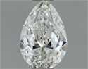 Natural Diamond 0.50 Carats, Pear with  Cut, J Color, VS1 Clarity and Certified by GIA
