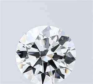 Picture of Lab Grown Diamond 2.00 Carats, Round with Ideal Cut, D Color, VVS2 Clarity and Certified by IGI