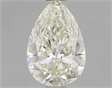 Natural Diamond 0.91 Carats, Pear with  Cut, J Color, SI1 Clarity and Certified by IGI