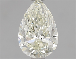 Picture of Natural Diamond 0.91 Carats, Pear with  Cut, J Color, SI1 Clarity and Certified by IGI