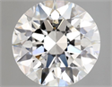 Natural Diamond 0.85 Carats, Round with Excellent Cut, F Color, VVS2 Clarity and Certified by GIA