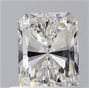 Natural Diamond 0.70 Carats, Radiant with  Cut, F Color, VS1 Clarity and Certified by GIA