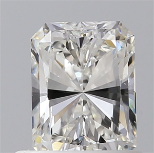 Picture of Natural Diamond 0.70 Carats, Radiant with  Cut, F Color, VS1 Clarity and Certified by GIA