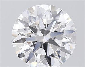 Picture of Lab Grown Diamond 5.54 Carats, Round with Ideal Cut, F Color, VVS2 Clarity and Certified by IGI