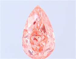 Picture of Lab Grown Diamond 2.81 Carats, Pear with  Cut, Fancy Vivid Pink Color, VS1 Clarity and Certified by IGI