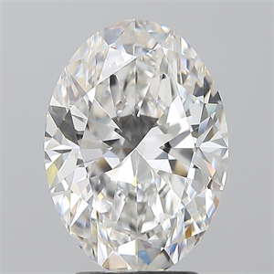 Picture of Natural Diamond 3.02 Carats, Oval with  Cut, F Color, VVS1 Clarity and Certified by GIA