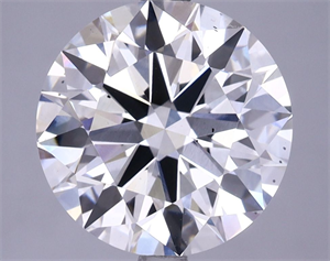 Picture of Lab Grown Diamond 4.14 Carats, Round with Ideal Cut, G Color, VS2 Clarity and Certified by IGI