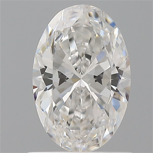 Picture of Natural Diamond 0.81 Carats, Oval with  Cut, F Color, IF Clarity and Certified by GIA