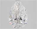 Diamante Natural 2.50 quilates, De pera , Color D, claridad VVS1 y certificado GIA