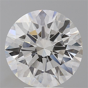 Picture of Lab Grown Diamond 5.54 Carats, Round with Ideal Cut, F Color, VS1 Clarity and Certified by IGI