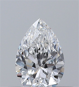 Foto Diamante Natural 0.30 quilates, De pera , Color E, claridad VVS2 y certificado GIA de