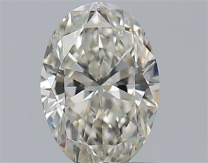 Foto Diamante Natural 0.47 quilates, Ovalado , Color J, claridad VS2 y certificado GIA de