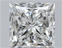 Diamante Natural 1.00 quilates, Princesa , Color G, claridad VVS2 y certificado GIA