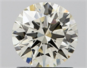 Natural Diamond 1.15 Carats, Round with Excellent Cut, J Color, VS1 Clarity and Certified by IGI