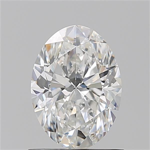 Picture of Natural Diamond 1.01 Carats, Oval with  Cut, F Color, SI2 Clarity and Certified by GIA