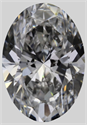 Natural Diamond 0.51 Carats, Oval with  Cut, G Color, SI1 Clarity and Certified by GIA