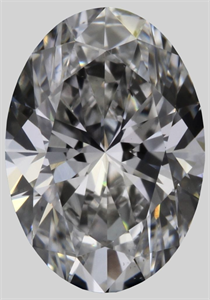 Picture of Natural Diamond 0.51 Carats, Oval with  Cut, G Color, SI1 Clarity and Certified by GIA
