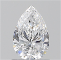 Diamante Natural 0.90 quilates, De pera , Color D, claridad VVS2 y certificado GIA