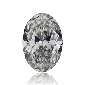 Foto Diamante Natural 0.83 quilates, Ovalado , Color F, claridad SI2 y certificado GIA de