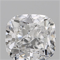 Natural Diamond 0.90 Carats, Cushion with  Cut, D Color, SI1 Clarity and Certified by GIA