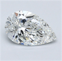 Diamante Natural 2.01 quilates, De pera , Color G, claridad VS2 y certificado GIA