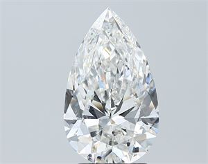 Foto Diamante Natural 3.01 quilates, De pera , Color F, claridad SI2 y certificado GIA de