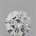 Natural Diamond 0.40 Carats, Round with Excellent Cut, F Color, VVS1 Clarity and Certified by GIA