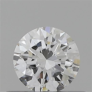 Picture of Natural Diamond 0.40 Carats, Round with Excellent Cut, F Color, VVS1 Clarity and Certified by GIA