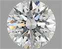 Lab Grown Diamond 1.10 Carats, Round with Ideal Cut, D Color, VS1 Clarity and Certified by IGI