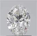 Diamante Natural 0.80 quilates, Ovalado , Color F, claridad VS2 y certificado GIA