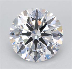 Picture of Lab Grown Diamond 5.68 Carats, Round with Ideal Cut, D Color, IF Clarity and Certified by IGI